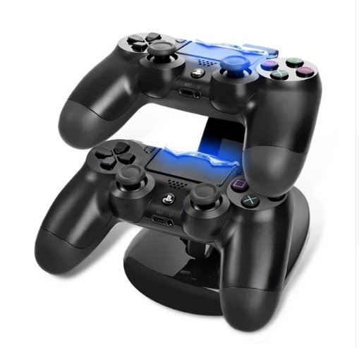 Support double de Station de chargement USB avec câble de chargement usb pour contrôleurs playstation 4 PS4